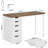 Briget 5-Drawer Computer Desk, Writing, Dressing Modern-107962280