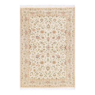 Classic One-of-a-Kind 4' 3" x 6' 2" Hand Knotted Area Rug