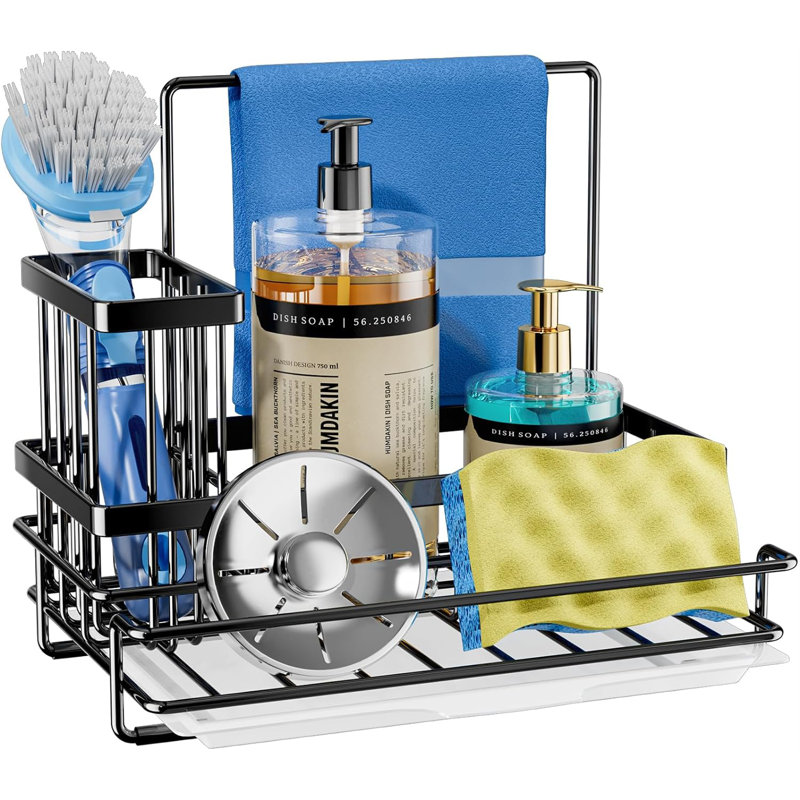 Plateau de drainage en acier inoxydable, Noir
