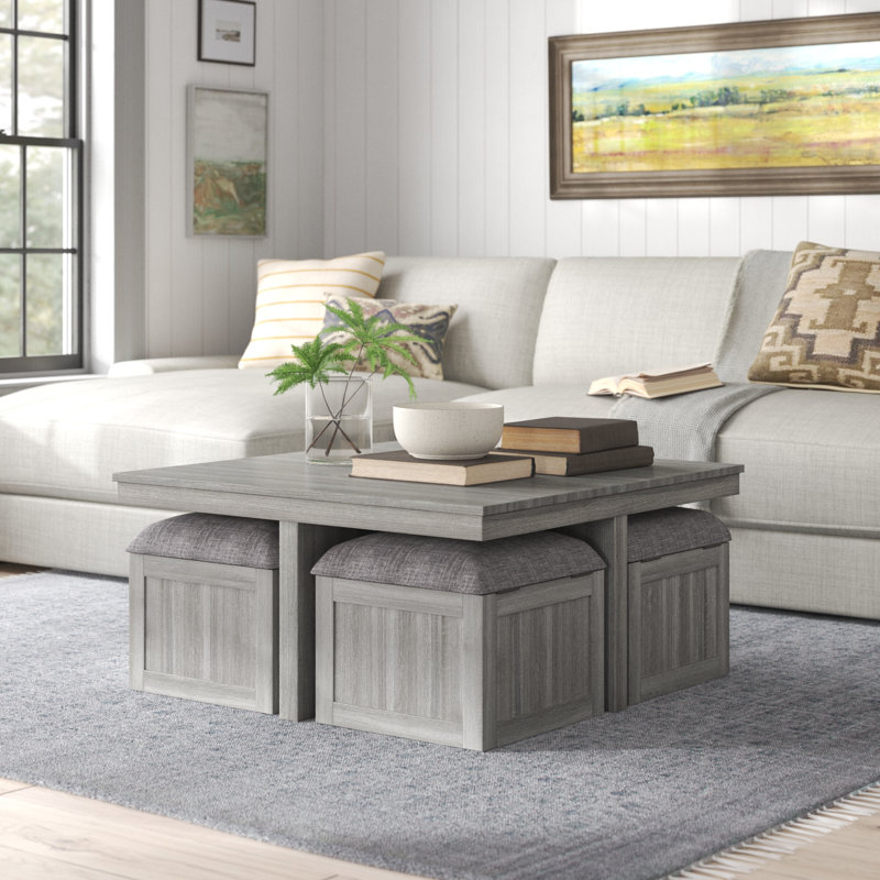 Shaw Square Solid Wood Coffee Table