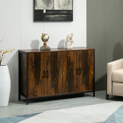 Armoire industrielle, armoire buffet, armoire brun rustique