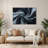 Lyrical Abstraction 46 Gray Metal Wall Art-1422161566