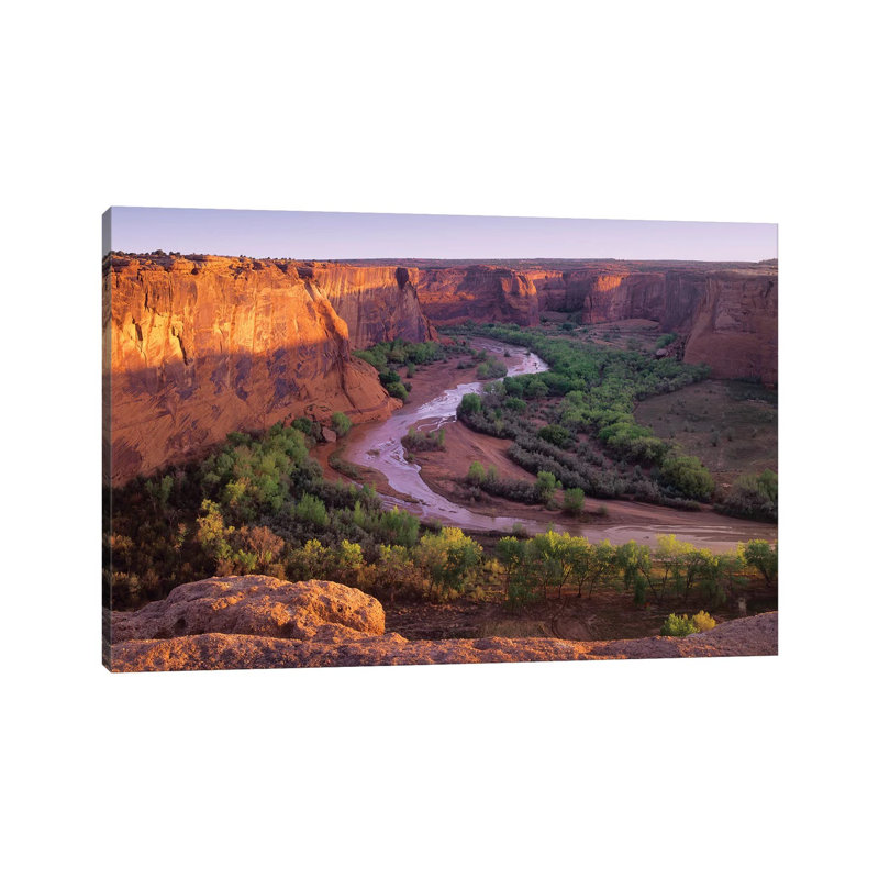 Tsegi Overlook, Canyon De Chelly National Monument, Arizona 1 Piece Wrapped Canvas Wall Art, 30.48 cm H x 45.72 cm W