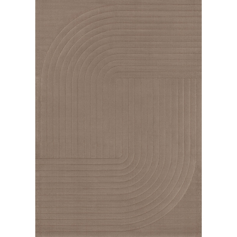 5' X 8' Brown Area Rug