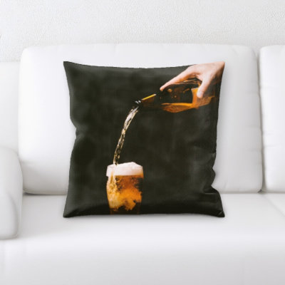 Microsuede Reversible Throw Pillow