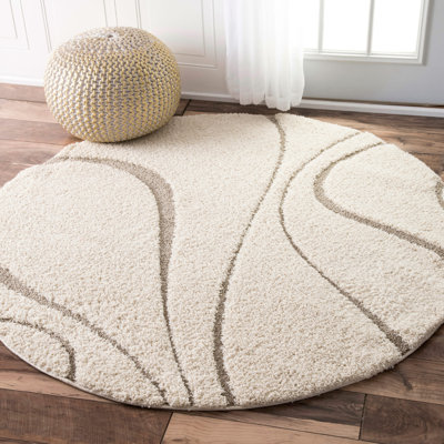 Abstract Shag Area Rug