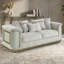 Ensemble de salon 2 pièces Dunning Crème-450793119