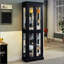 Vitrine lumineuse vitrée