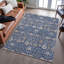 Premium Machine Washable Gurubaksh AMF1155 Floral Rug-2114373146