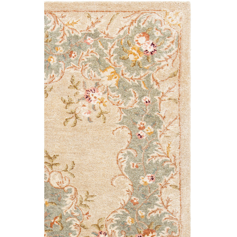 Molter Hand Tufted Wool Floral Rug