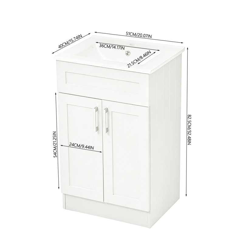51 mm Freestanding Bathroom Vanity