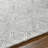 Rectangle Roeline Argyle PET Wool Area Rug in Gray-953187557
