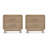 Kloi 2-Piece Double Nightstand Set