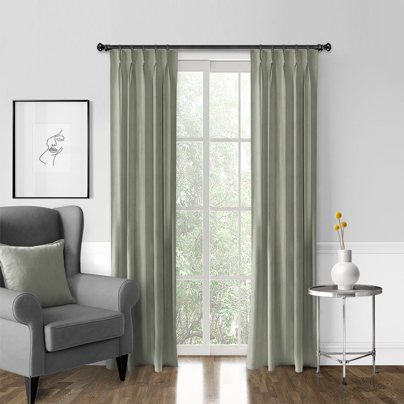 Hemlock Polyester Curtain, 20" W x 108" L