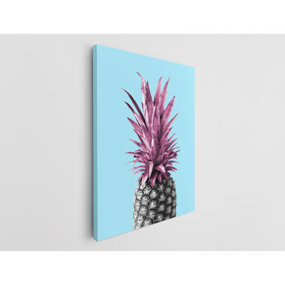 Peinture d'un ananas, reproduction d'art sur toile