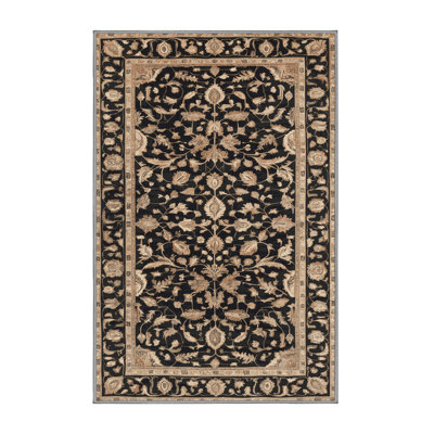 Tapis persan gris lavable à la machine