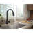 MOEN Doherty Single Handle Pull-Down Sprayer Kitchen Faucet with Power Clean and Reflex-116132921