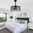 20 Inch Black Fandelier Ceiling Fan With Lights And Remote, Farmhouse Caged Enclosed 6 Speeds DC Motor Reversible Ceiling Fan For Bedroom