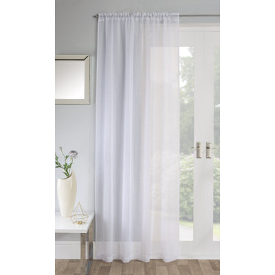 Adjani Sheer Curtain Single Panel
