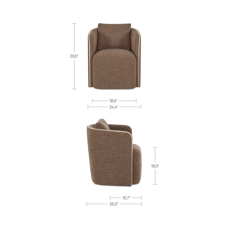 Cecil Dining Chair Tapestry, Brown