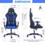Fauteuil inclinable et ergonomique inclinable en similicuir