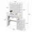 Aurora Dressing Lighted Vanity with Mirror