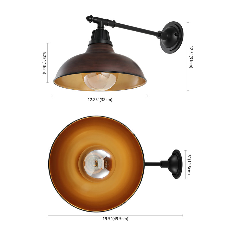 Annalysia Wall Light, Wood Finish