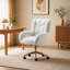 Fauteuil de bureau en molleton rembourré Cloud-130805845