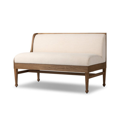 Priscilla LAF Dining Bench-49"-Crypton Wayfarer Snow