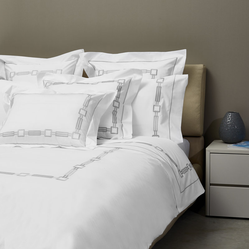 Retro Duvet Cover, King Duvet Cover, Dark Pearl