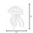 2D Jelly Fish Sign