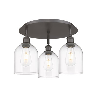 Odaniel Glass Semi Flush Mount