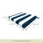 Island Umbrella Outdoor Seat Cushion, Navy & White-60015662