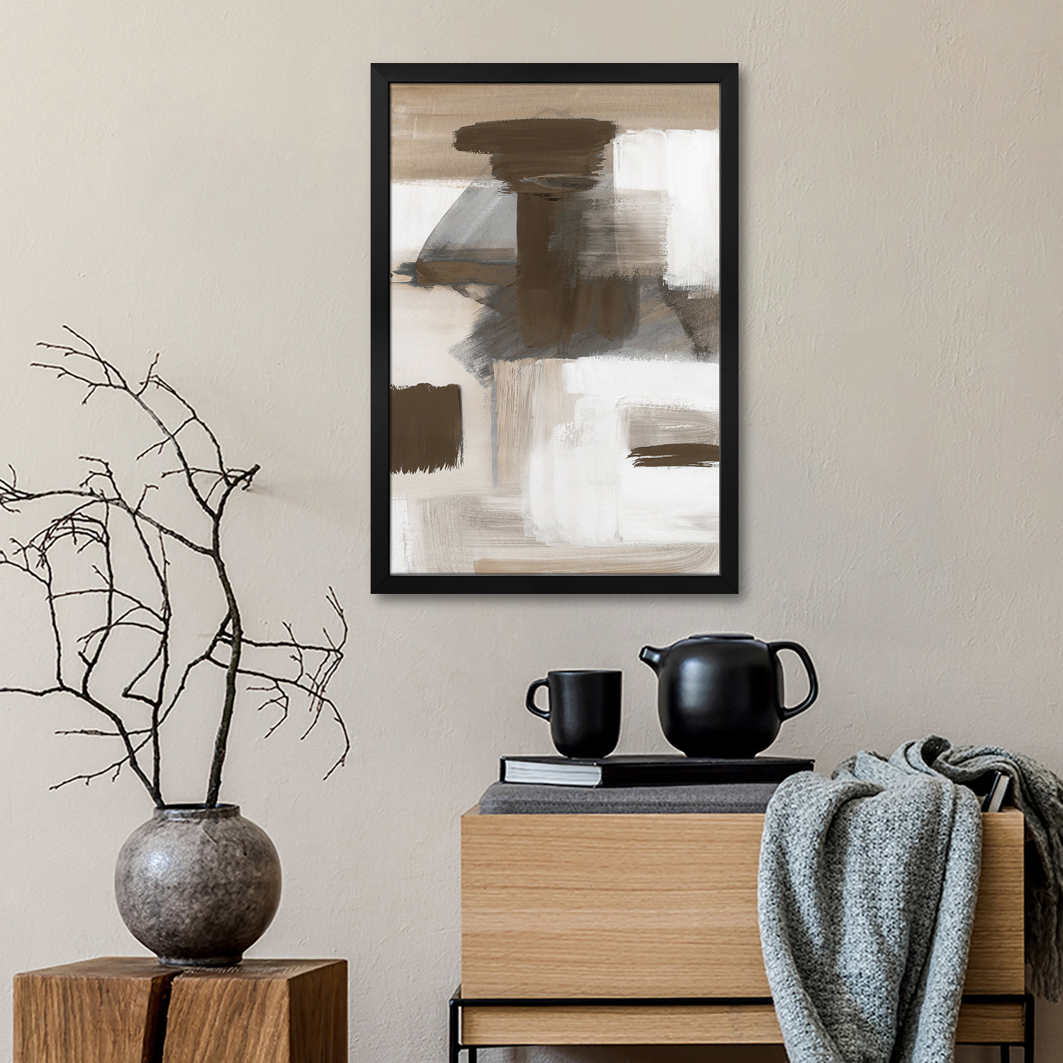 Brayden Studio® Navigating Neutrals - Wall Art Print - Gallery Poster ...