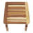 EcoDecors, 12'' W Teak Shower Foot Stool