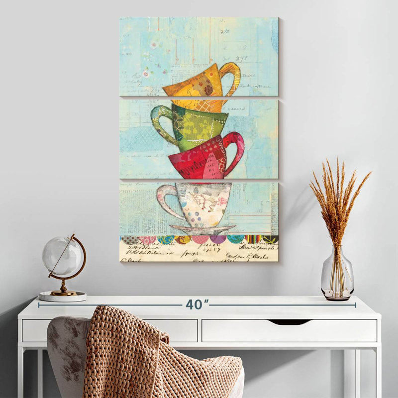 Yarlin Tea Time Cups, 32" H x 20" W
