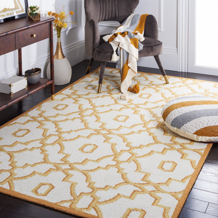 Maeve Hand Hooked Performance Geometric Rug
