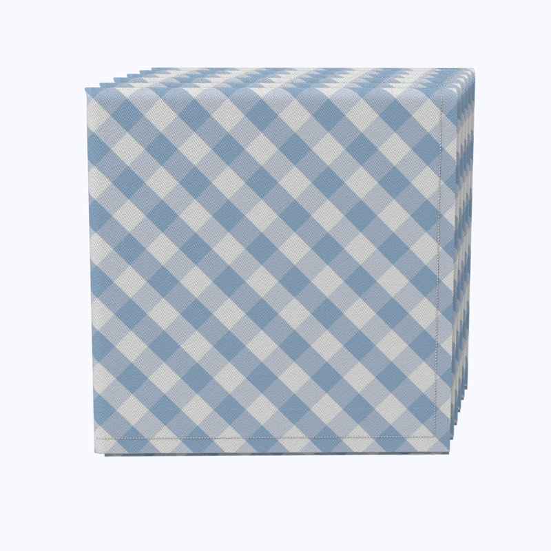 Cotton Twill Checkered Square Napkin