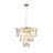7 - Light Crystal,Metal Dimmable Tiered Chandelier-309487470
