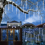 Meteor Shower 192 Light Solar String Lights