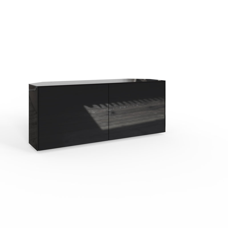 INTEL 1200 Corner Tv Unit, Black