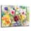 «Pansies Posing» par Annelein Beukenkamp, art mural en verre acrylique-513759855