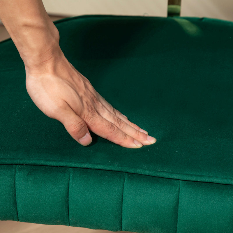 Fauteuil de bureau Velvet, Vert