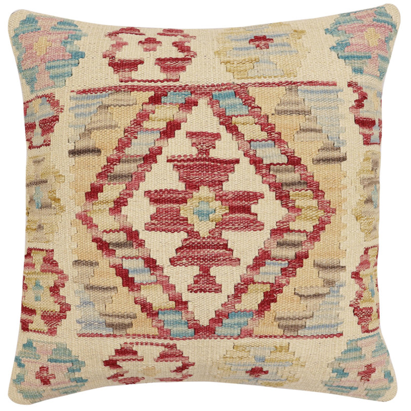 Housse et insert de coussin carré 100% laine