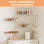 Tablettes pour le rangement de la salle de bain, tablettes flottantes de 15 po