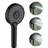 3-Function Handheld Shower With Easy-To-Clean Nozzles And Standard U.S. NPT 1/2 Thread-121696503