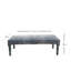 Banc rembourré bleu Mund