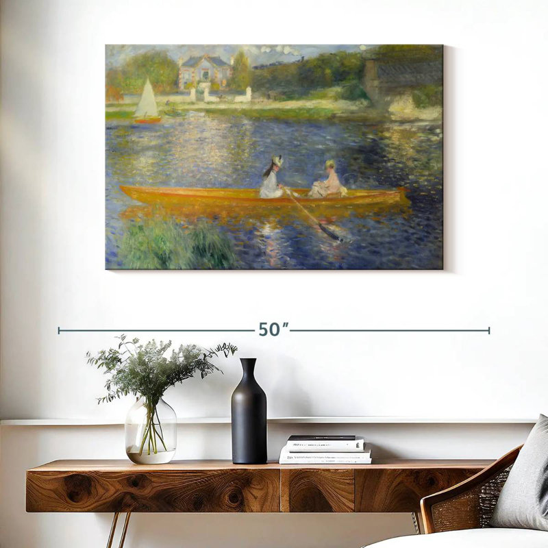 Mehar The Skiff 1875, 26" H x 39" W