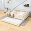 Lit en bois avec bibliothèque et lit gigogne simple TG-130036238-130036234