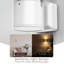 Veilleuse à intensité variable à 3 modes de mouvement - lumière cylindrique moderne à brancher 3000 W blanc chaud 1 W pour couloir et chambre à coucher